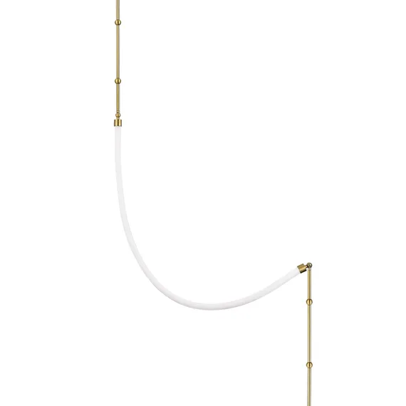 SL6132.301.20 Светильник настенно-потолочный ST-Luce Латунь/Белый LED 1*20W 3000K STRAP