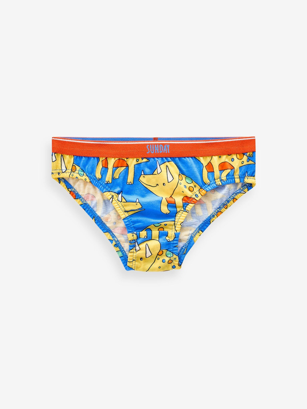 Трусы для мальчика Next 452-653, 7 шт., Синий, Желтый, Оранжевый