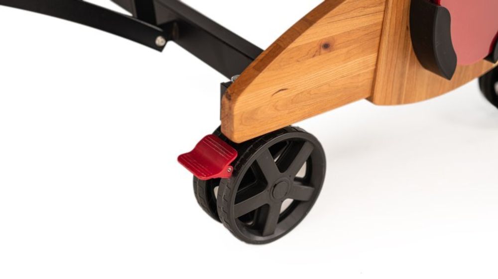 Теннисный стол складной для помещений "RASSON PREMIUM T03 Indoor" (274 х 152,5 х 76 см, натуральная вишня) с сеткой