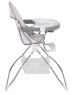 Стульчик для кормления Polini kids 252 Бегемотик, серый