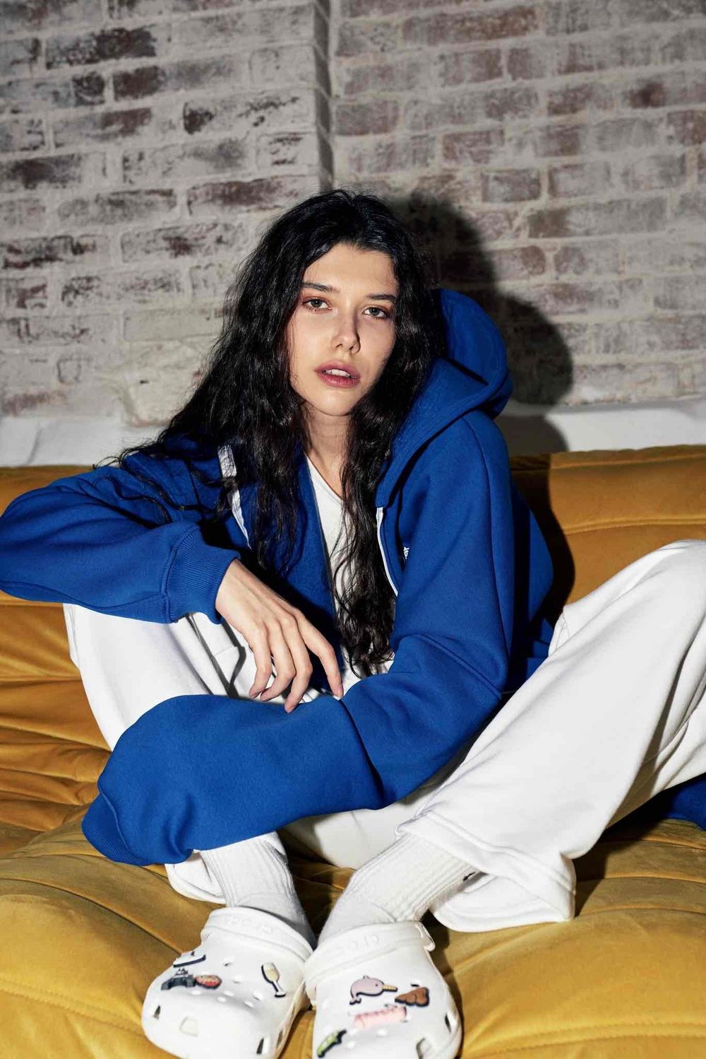 Худи One Two Street С Начесом на молнии веб серфинг