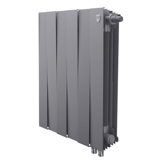 Радиатор биметаллический Royal Thermo PianoForte 500 Серебристый VR80 - 6 секц.