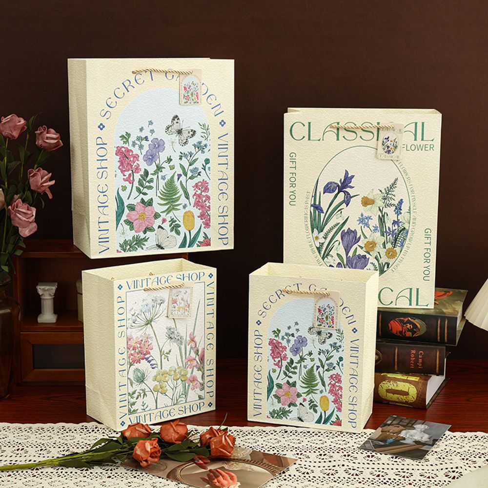 Пакет подарочный &quot;Floral&quot;, 19 х 24 см