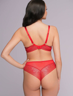 Мягкий кружевной бюстгальтер Ava 2252 M red