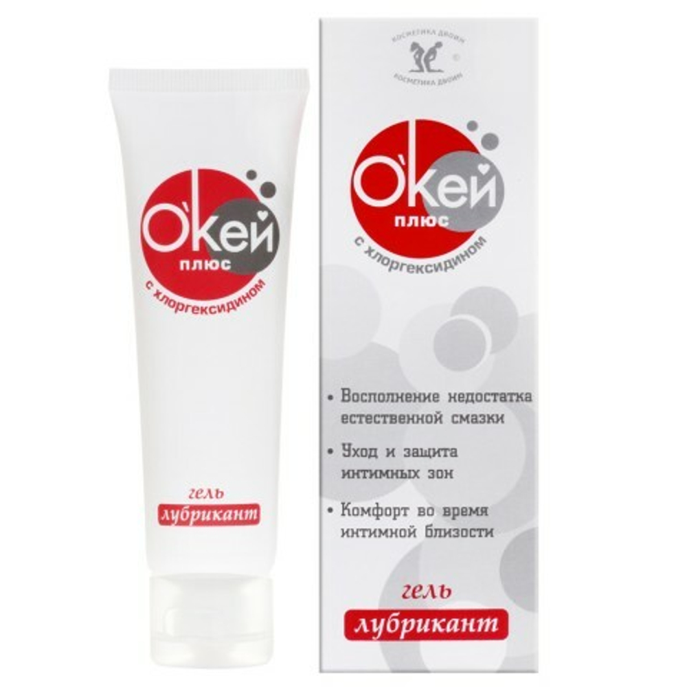 Гель-лубрикант с хлоргексидином Биоритм "О'Кей Плюс", 50 г