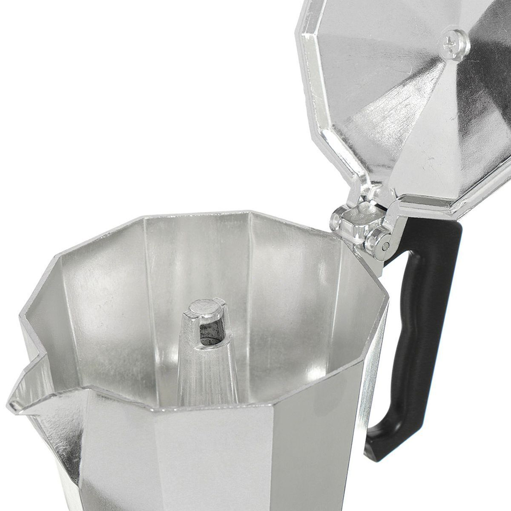 Кофеварка гейзерная, алюминий, 0.18 л, бакелит ручка, Y3-969