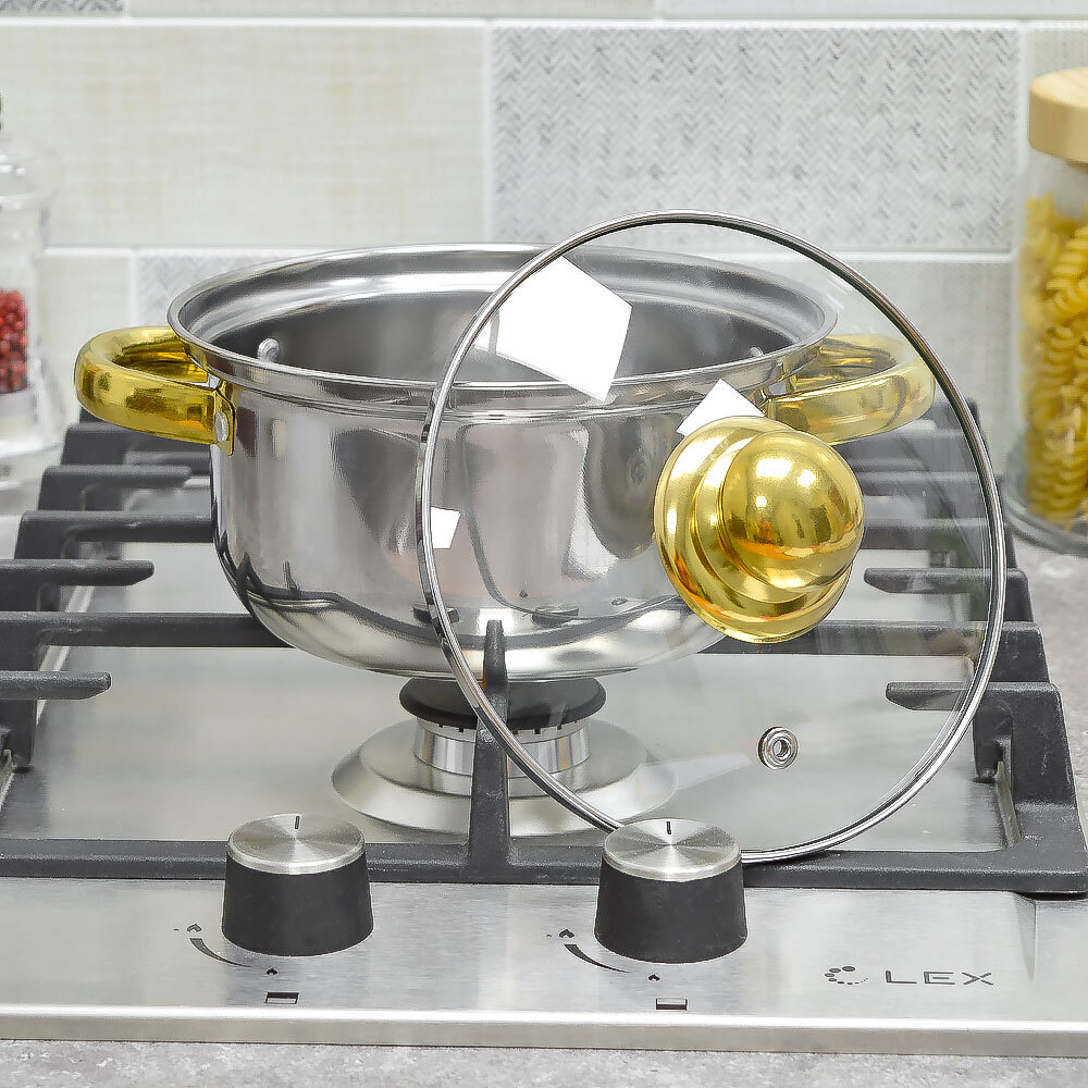 Кастрюля 1,9л из нержавеющей стали