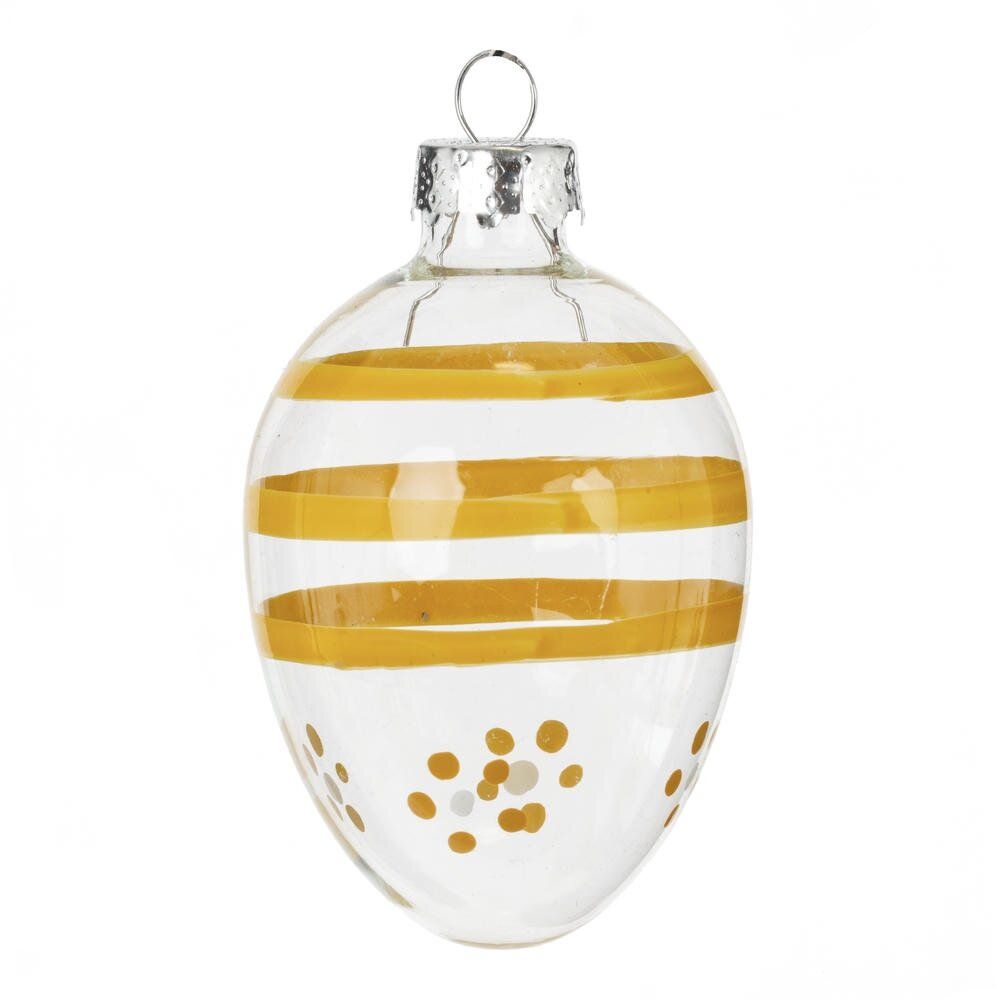 GAEM Набор из 6-ти изделий декоративных подвесных "Яйцо" (4*6,5), L14 W14 H4,5 см