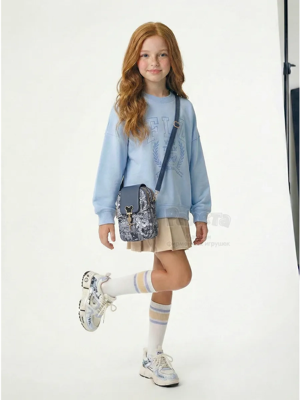 Сумка для девочки подростка на плечо кросс боди