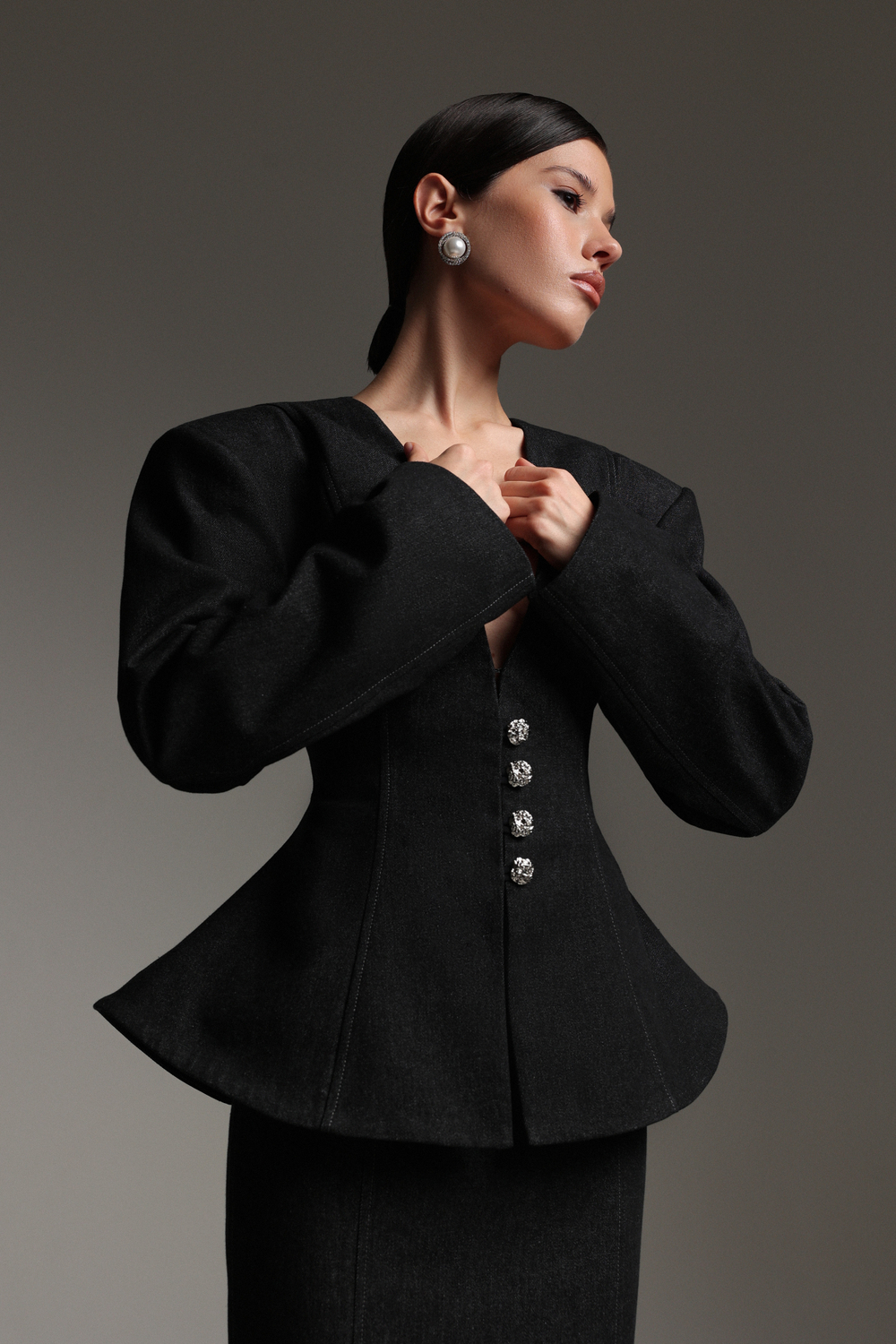 Жакет приталенный