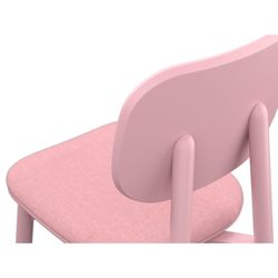 Стул Saga, рогожка, розовый