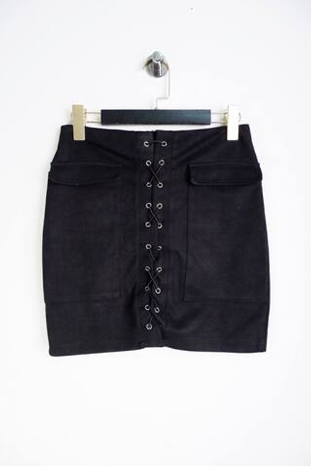 Юбка со шнуровкой, маркировка L, визуально на 48 размер