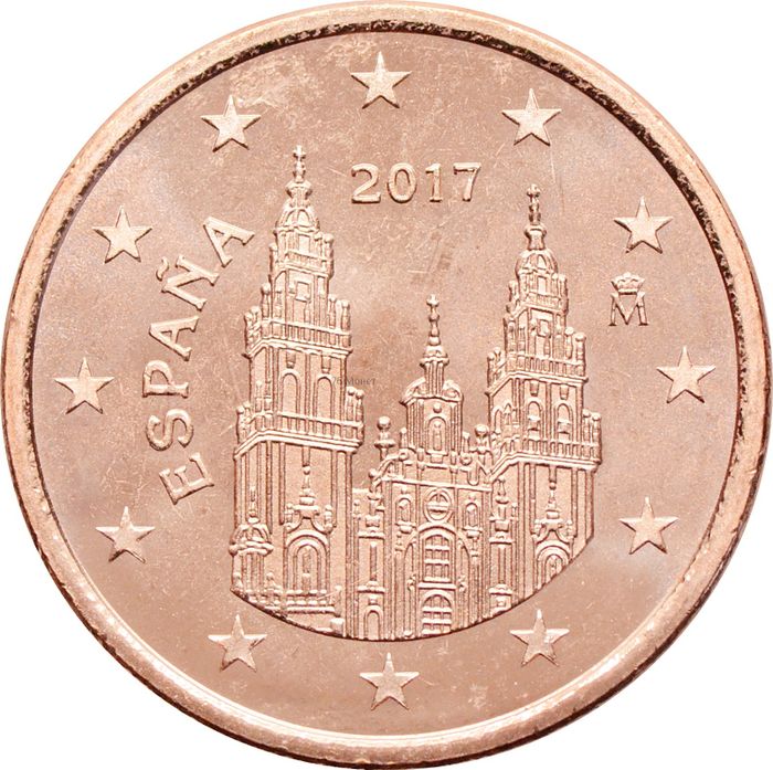 5 евроцентов 2017 Испания (5 euro cent)