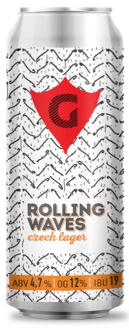 Пиво Гуси Роллинг Вейвс / Gusi Rolling Waves 0.5 - банка