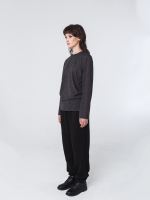 Лонгслив унисекс "Серость". Серый меланж