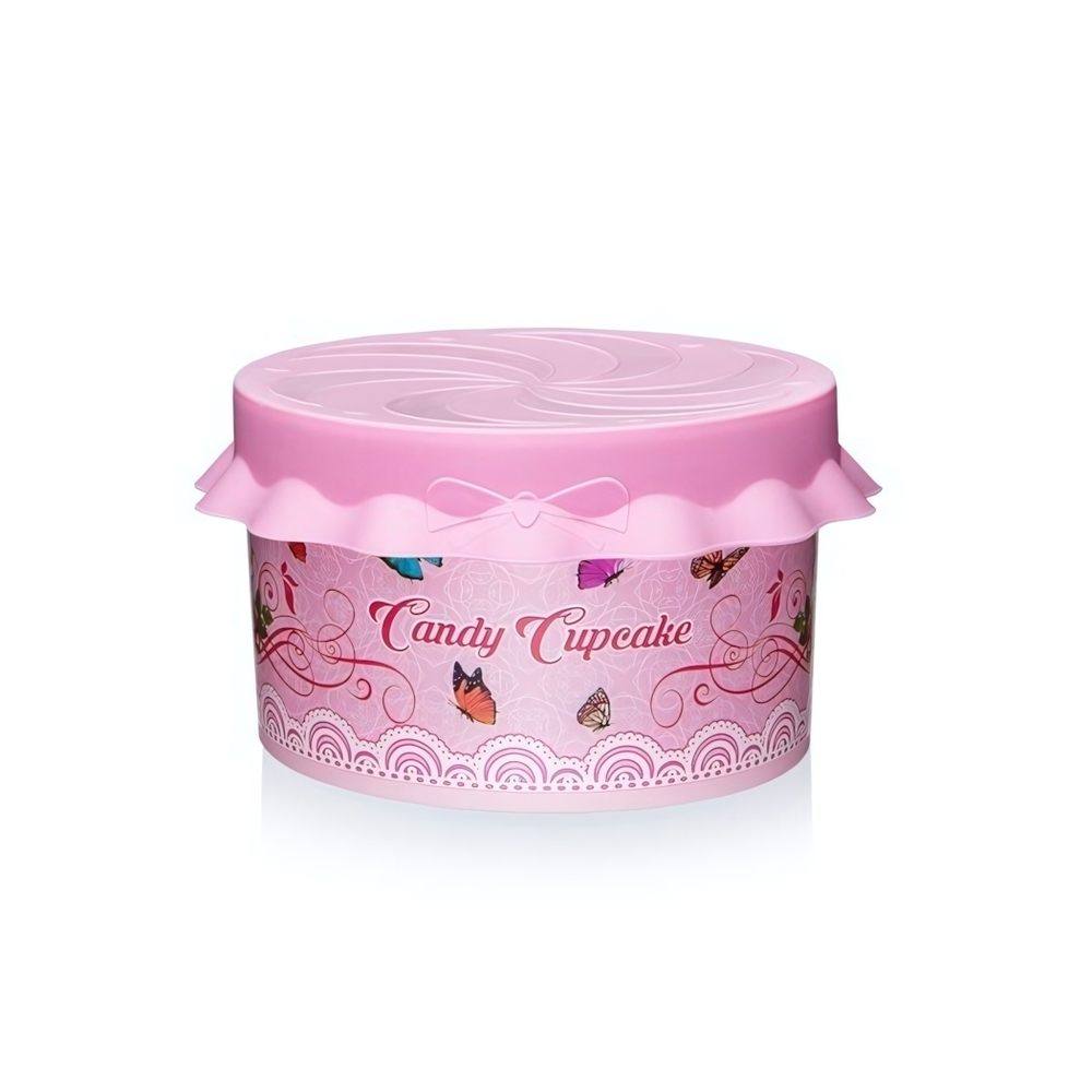 Контейнер "Candy" №1 круглый цвет в ассортименте