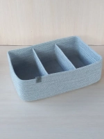 Органайзер для косметики плетеный