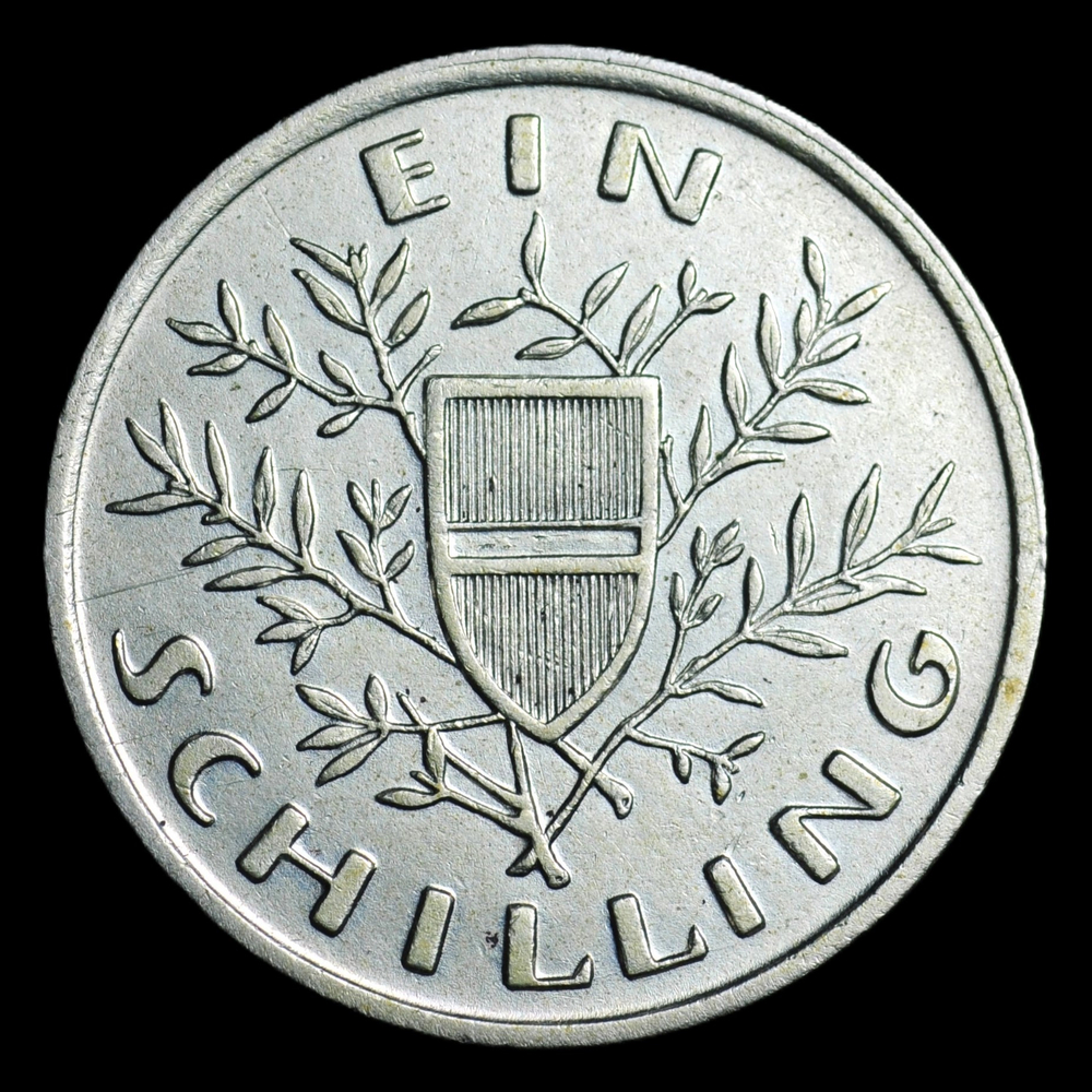 1 шиллинг 1925 года Австрия серебро