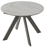 Стол М-City DISAUR Бонжур 100 Оникс Бежевый, стекло, Латте каркас