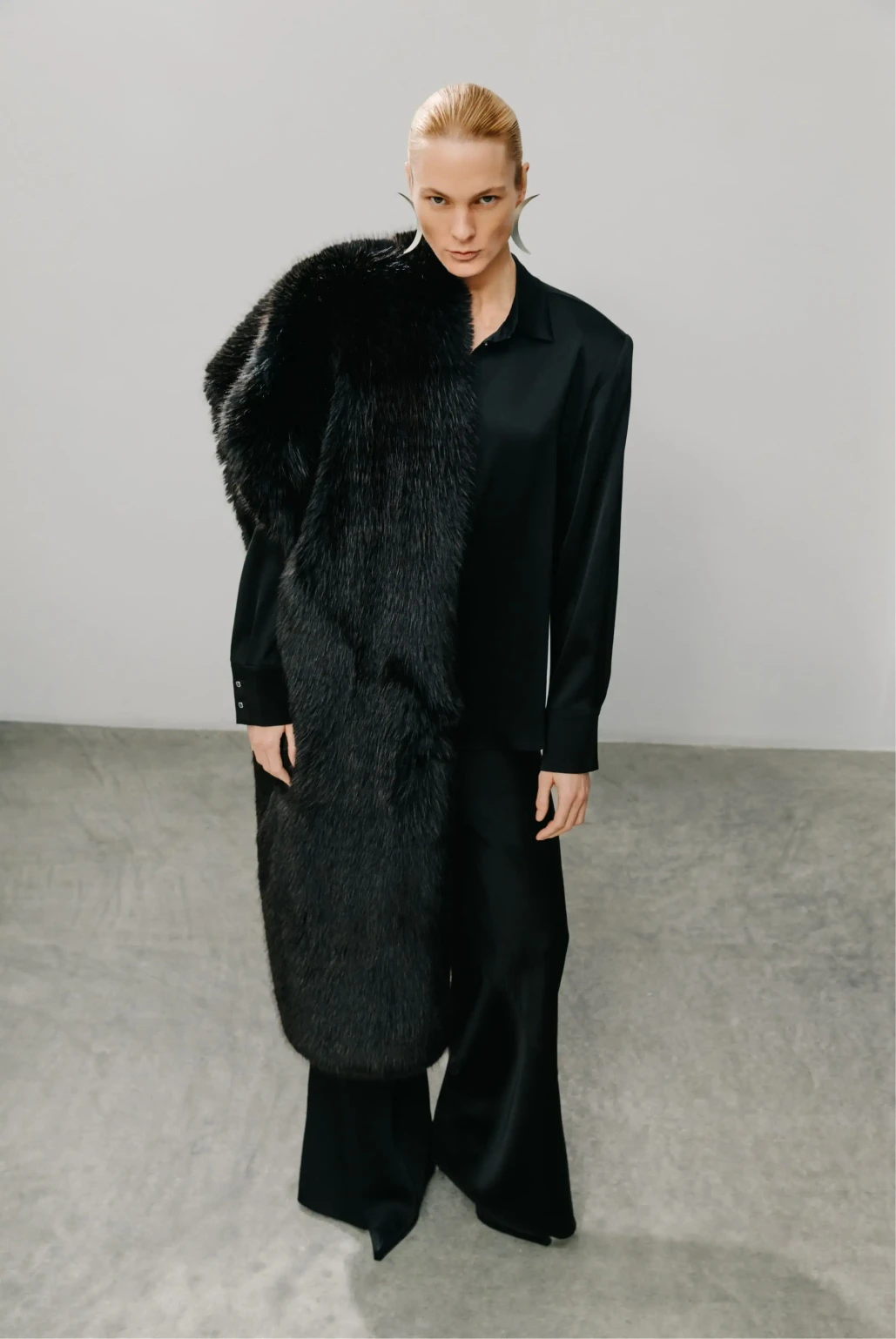 Сатиновые брюки