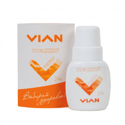 Натуральный концентрированный дезодорант ENERGY, VIAN