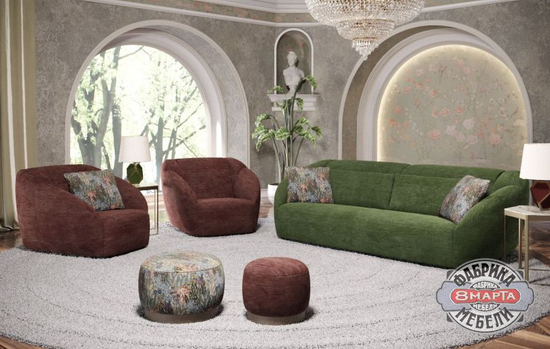 прямой диван Лотос