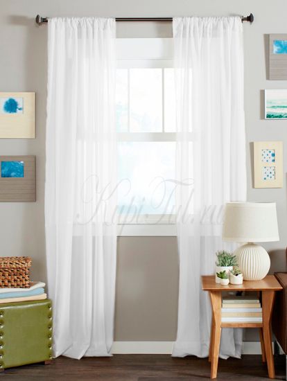 Готовый тюль вуаль Classic Voile-2 (white)