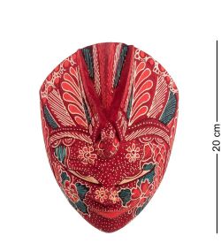 Decor and Gift 10-007 Маска «Райская птица» (батик, о.Ява) 20 см