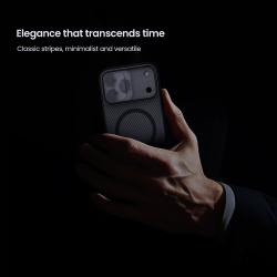 Чехол c MagSafe тонированный прозрачный на iPhone 17 Pro Max, серия CamShield Pro Magnetic (Transparent black) от Nillkin