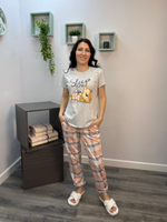 Пижама женская "900 92 10 К.П" брюки (Р 72)