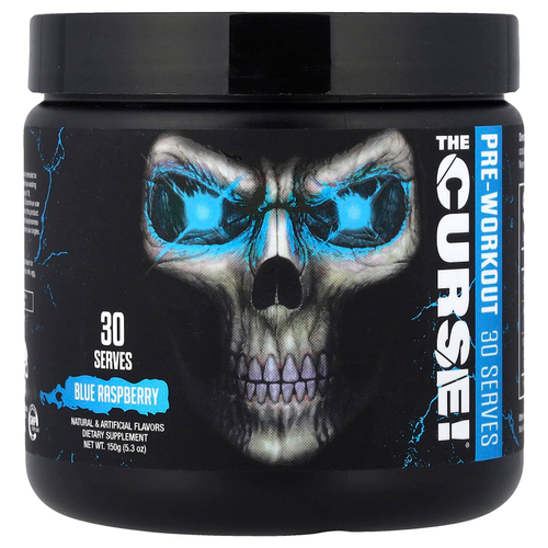 JNX Sports, The Curse!®, Pre-Workout, Blue Raspberry, 5.3 oz (150 g)