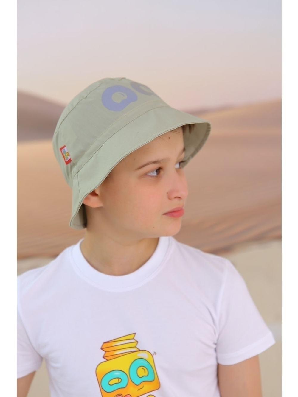 Панама детская солнцезащитная для девочек и мальчиков со светоотражающим эффектом CROOT