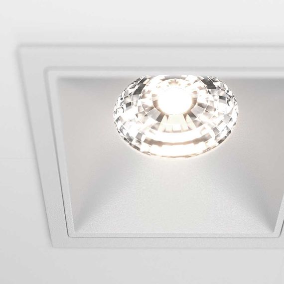 Встраиваемый светильник Maytoni Alfa LED DL043-02-15W4K-D-SQ-W