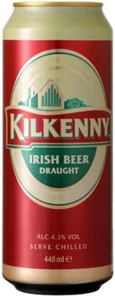 Пиво Килкенни Драфт / Kilkenny Draught 0.44л - банка