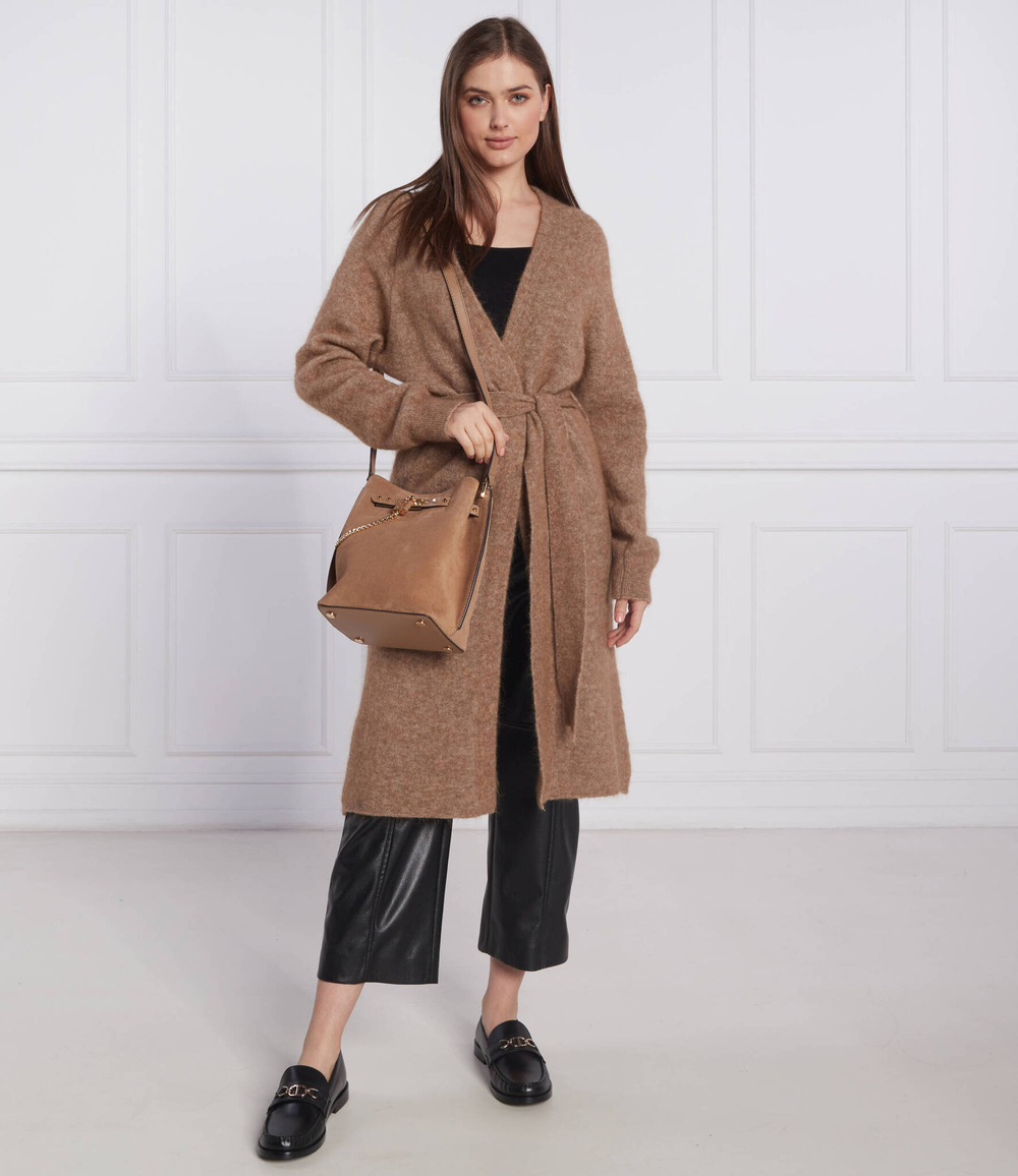 Хлопковый кардиган fiordi Marella - коричневый(33460428)