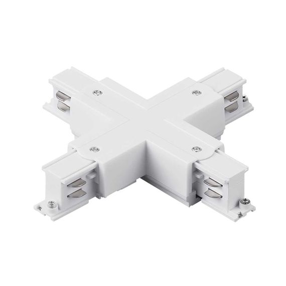 Соединение крестовое с подводом питания к треку 5040xx-(F)/(R) Quattro Lightstar 504146-FR