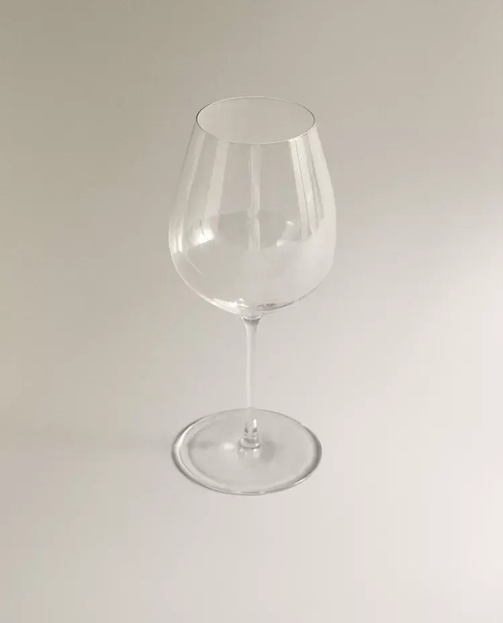 ZARA HOME ЛЕГКИЙ БОКАЛ ИЗ ХРУСТАЛЬНОГО СТЕКЛА, ПРОЗРАЧНЫЙ