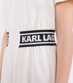 Платье pique Karl Lagerfeld - кремовый(231W1351)