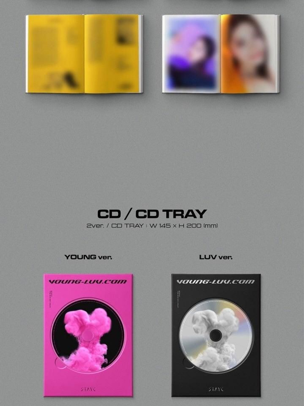 Альбом STAYC - YOUNG-LUV COM 2nd Mini Album RANDOM Version