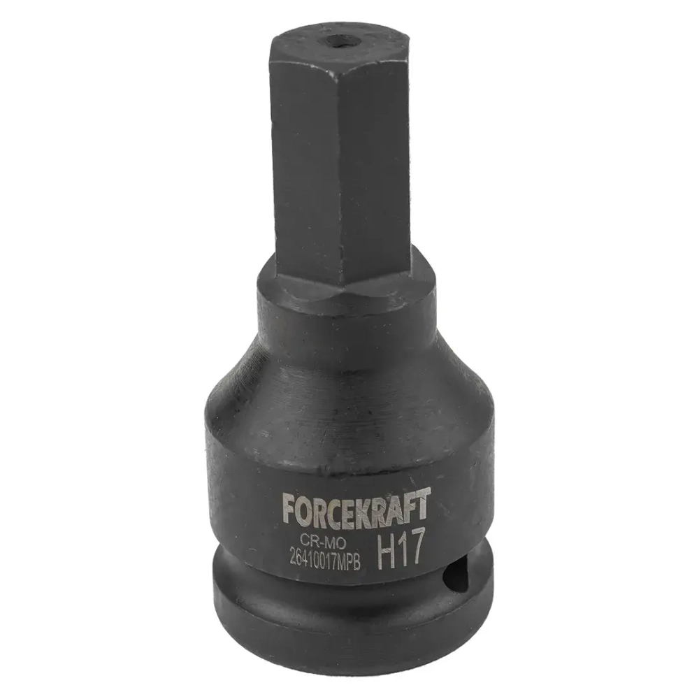 Головка-бита ударная 6-гранная 17мм,3/4'' FORCEKRAFT FK-26410017MPB