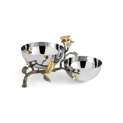 Менажница двухсекционная Michael Aram Lovebirds (24.1 см)