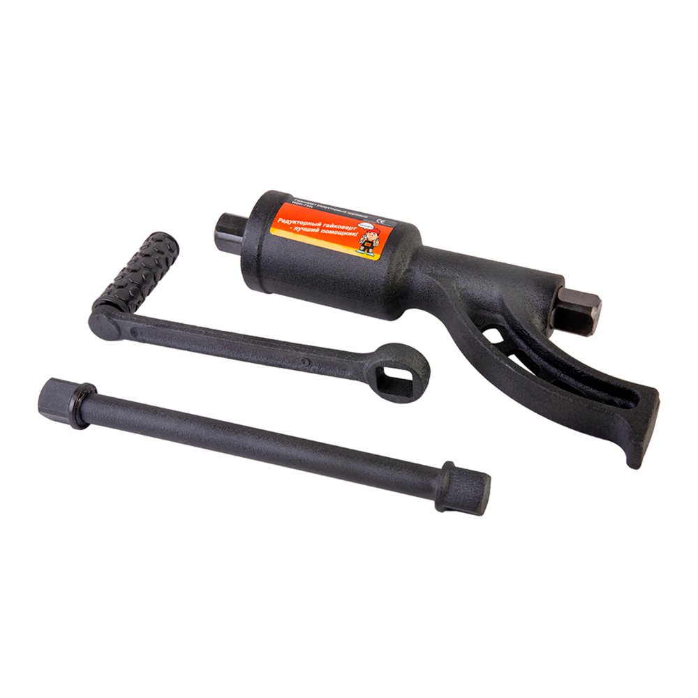 WDK-735L Гайковерт редукторный механический удлиненный, 3800 Нм