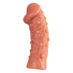 Реалистичная удлиняющая насадка 16,5см с дополнительной стимуляцией Kokos Penis Sleeve 001 L Size