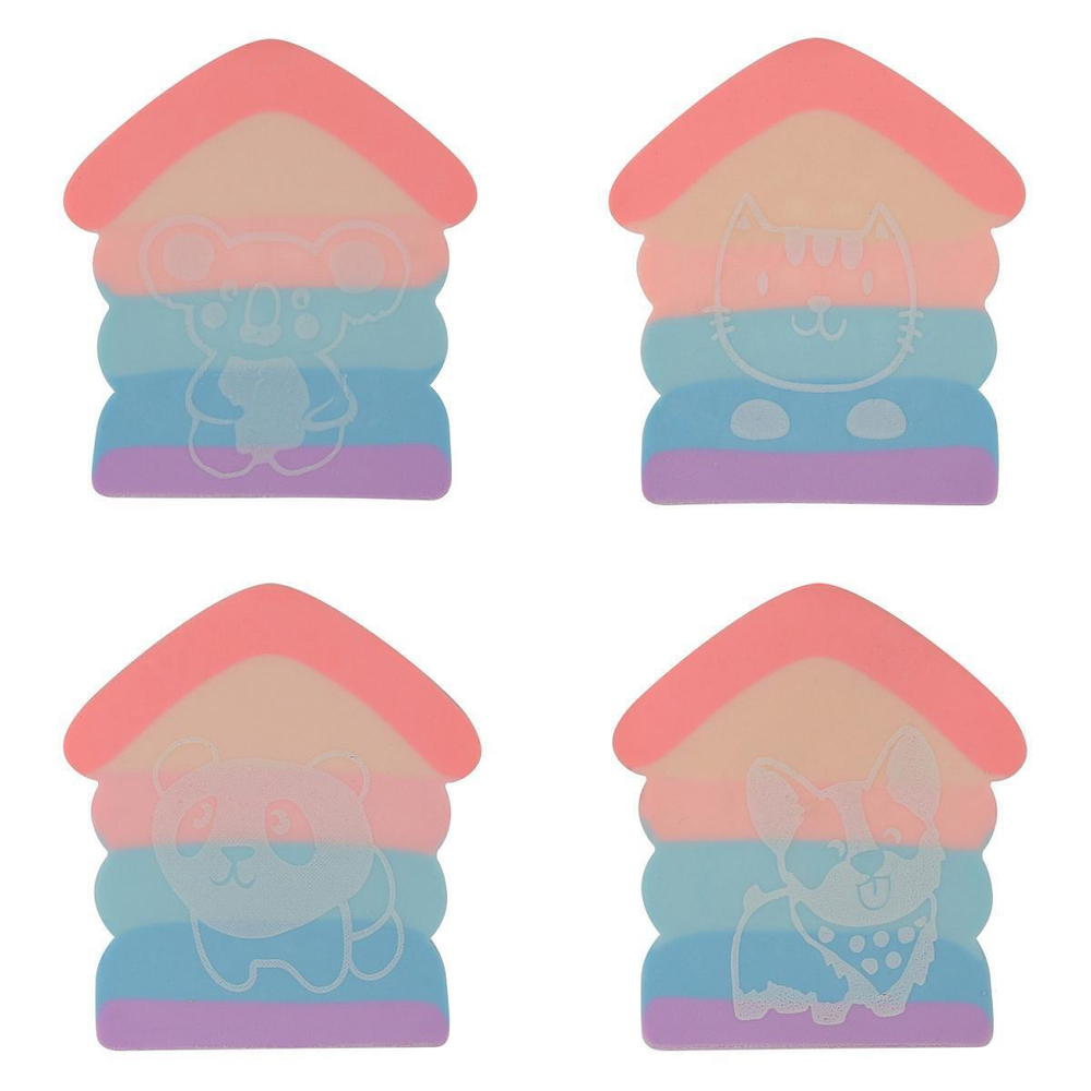 Ластик "HappyGraphix. Домики" (Альт)