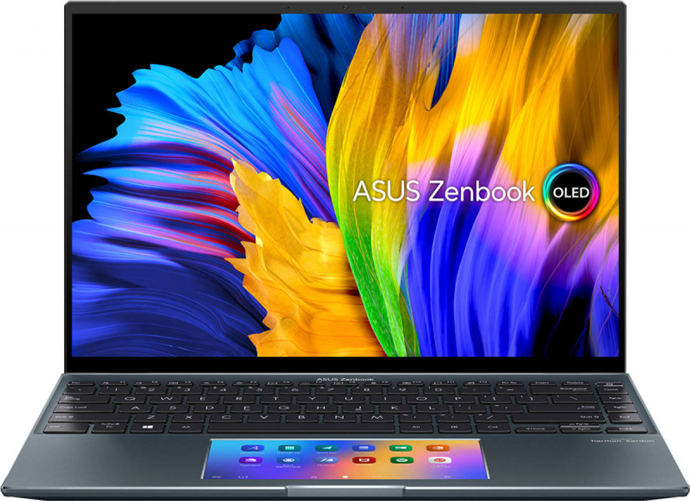 Ноутбук 14" ASUS Zenbook 14X UX5400EG-KN193T Core i5 1135G7/16Gb/512Gb SSD/NV MX450 2Gb/14" WQXGA+/Win10 Серый (90NB0T83-M03200)