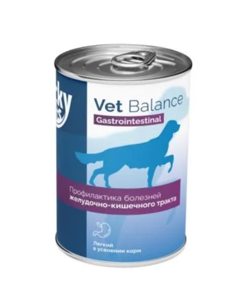 Влажный корм для собак Lucky bits Gastrointestinal профилактика при нарушении работы ЖКТ, 340г