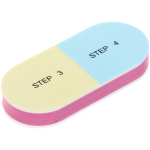 Полировка для ногтей 4 в 1, овал, цвет микс, 9*4см