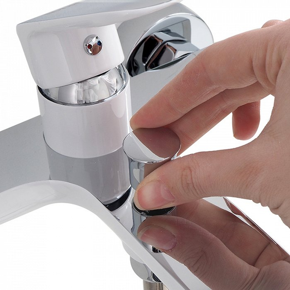 IDDIS Calipso Смеситель для ванны  белый/хром CALSB00i02WA