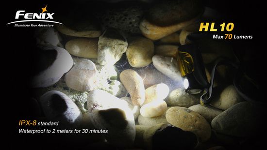 Налобный светодиодный фонарь Fenix HL10, 70 люмен