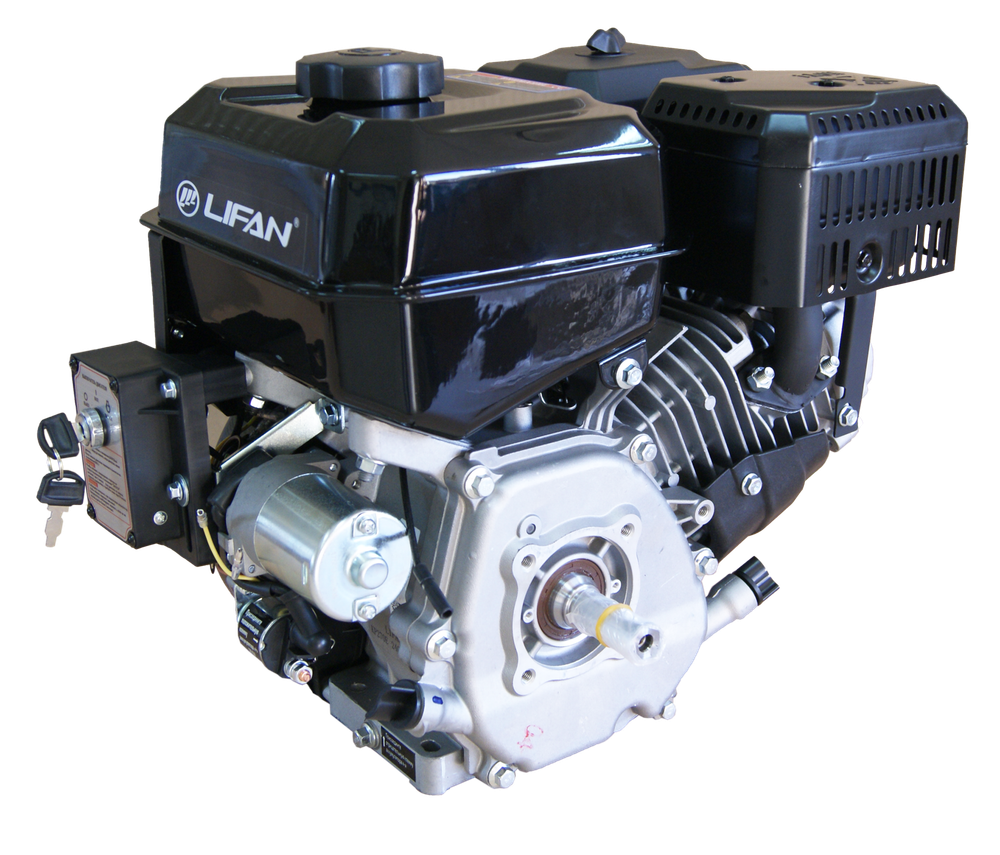 Двигатель LIFAN KP270E (4х такт, 10 л.с., вал 20мм, ручной/электростартер, катушка 0.6А)